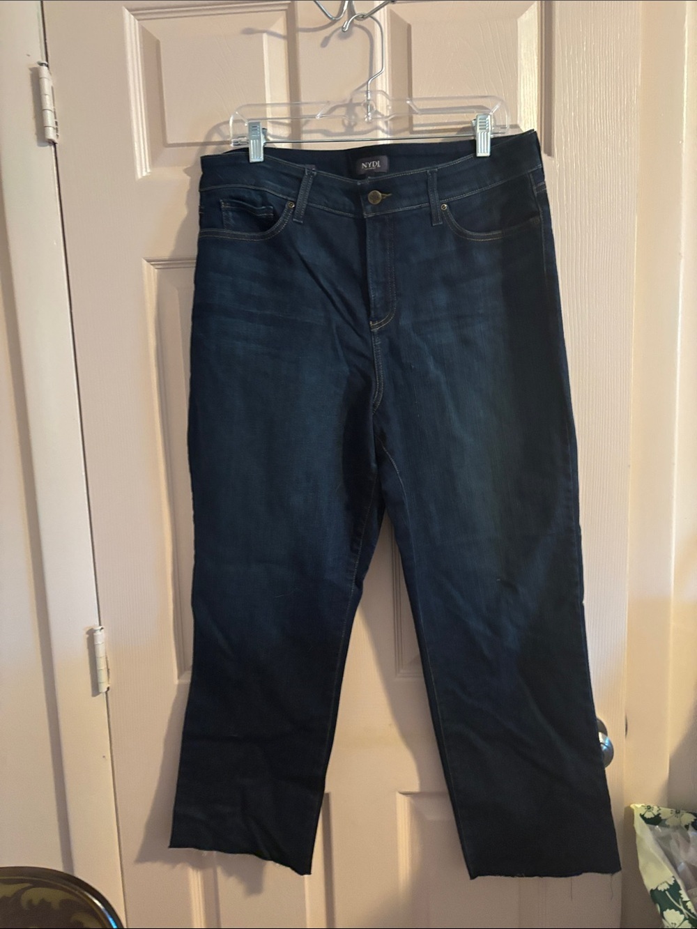 NYDJ Straight Leg Jeans in Dark Indigo